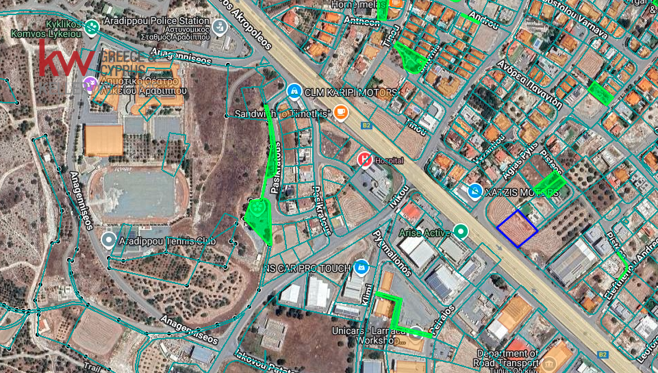1540 m² terreno en venta en Larnaka, Cyprus № 26325