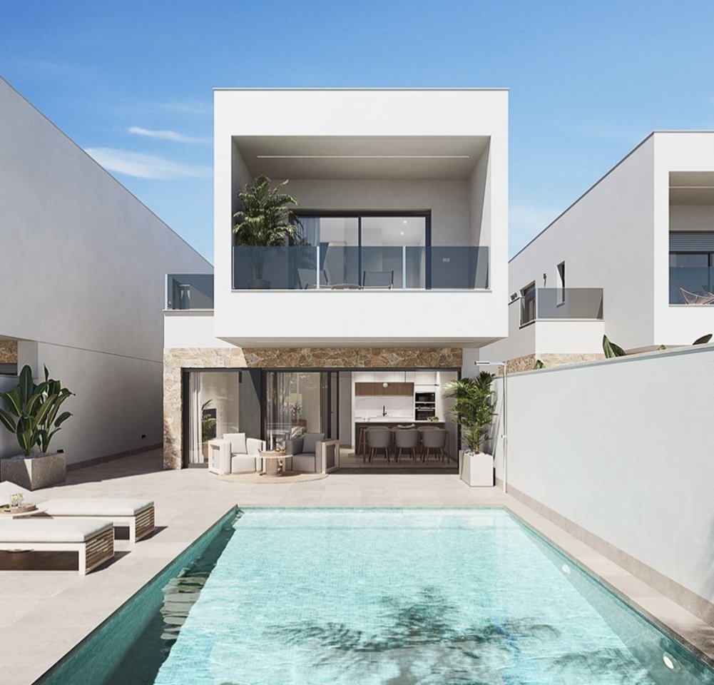 3 غرف نوم فيلا في San Pedro del Pinatar, Spain رقم 291559