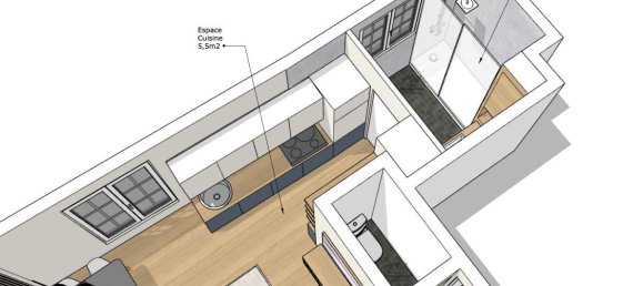 2 bedrooms Apartment in Paris, France No. 151747 6