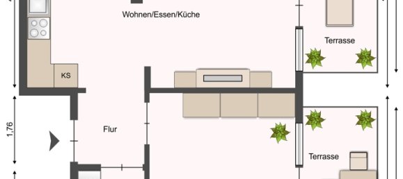 Apartamento de 1 dormitorio en Offenbach, Germany No. 128657 9