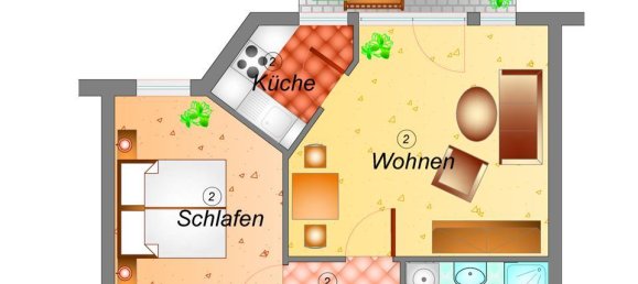 2 rooms Apartment in Chemnitz, Germany No. 317164 7