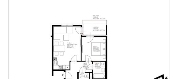 2-Zimmer Wohnung in Favoriten, Austria, Nr. 135011 18