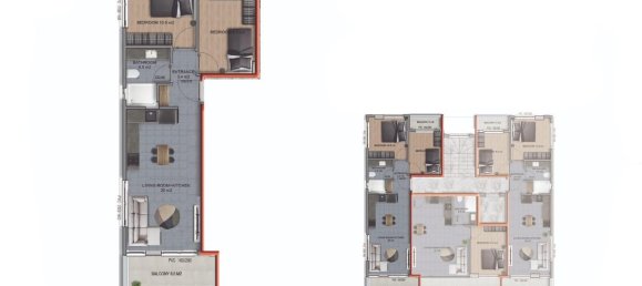 2 rooms Apartment in Alanya, Turkey No. 18181 16