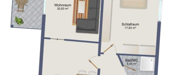 2 rooms Apartment in Klagenfurt am Worthersee, Austria No. 182368 10