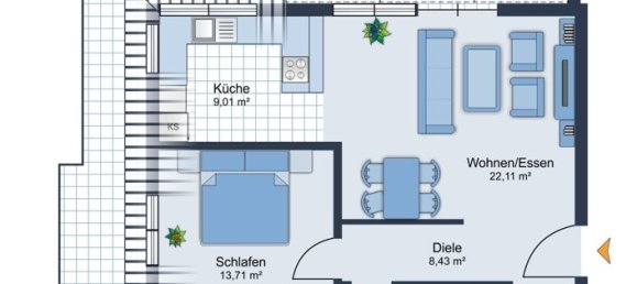 Ático de 2 dormitorios en Bodenseekreis, Germany No. 61033 5