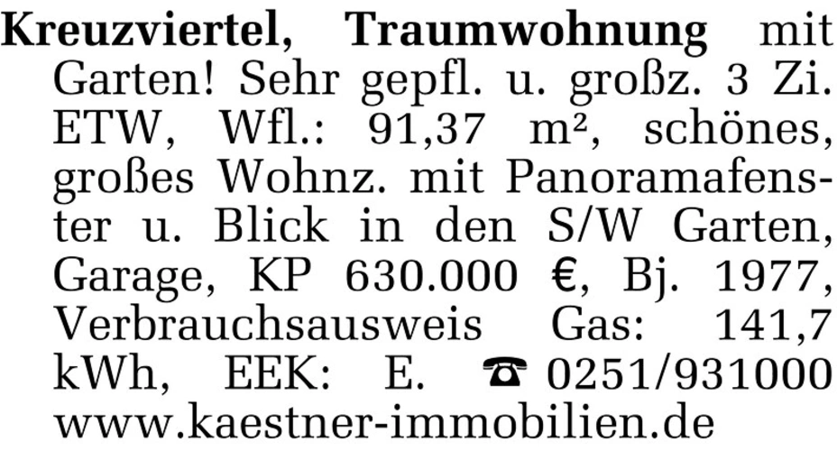 3 rooms Apartment in Munster, Germany No. 286273