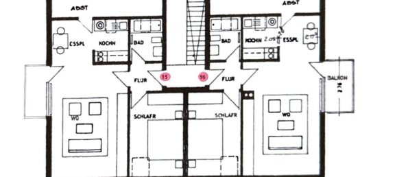 2غرفة شقة في Baden-Wurttemberg, Germany رقم 89927 9
