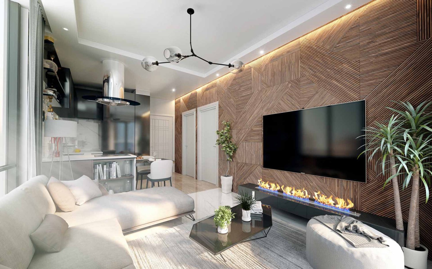 Apartment 2+1 in Perli Towers, Alanya, Turkey No. 34620