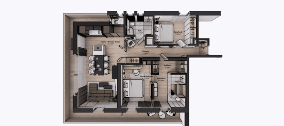 2 Schlafzimmer Penthouse in Kitzbühel, Austria, Nr. 101986 6