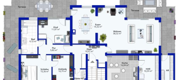 Ático de 2 dormitorios en Wuppertal, Germany No. 43036 24