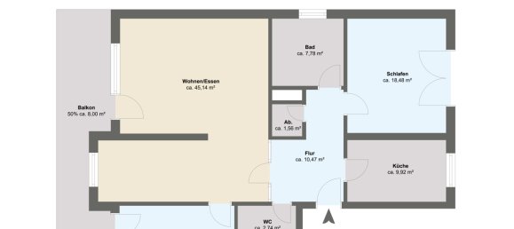 3-Zimmer Wohnung in Bielefeld, Germany, Nr. 366329 23
