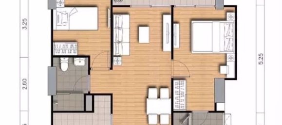 Кондоминиум с 2 спальнями в SUPALAI VERANDA RAMA 9
, Бангкок, Таиланд № 29748 13