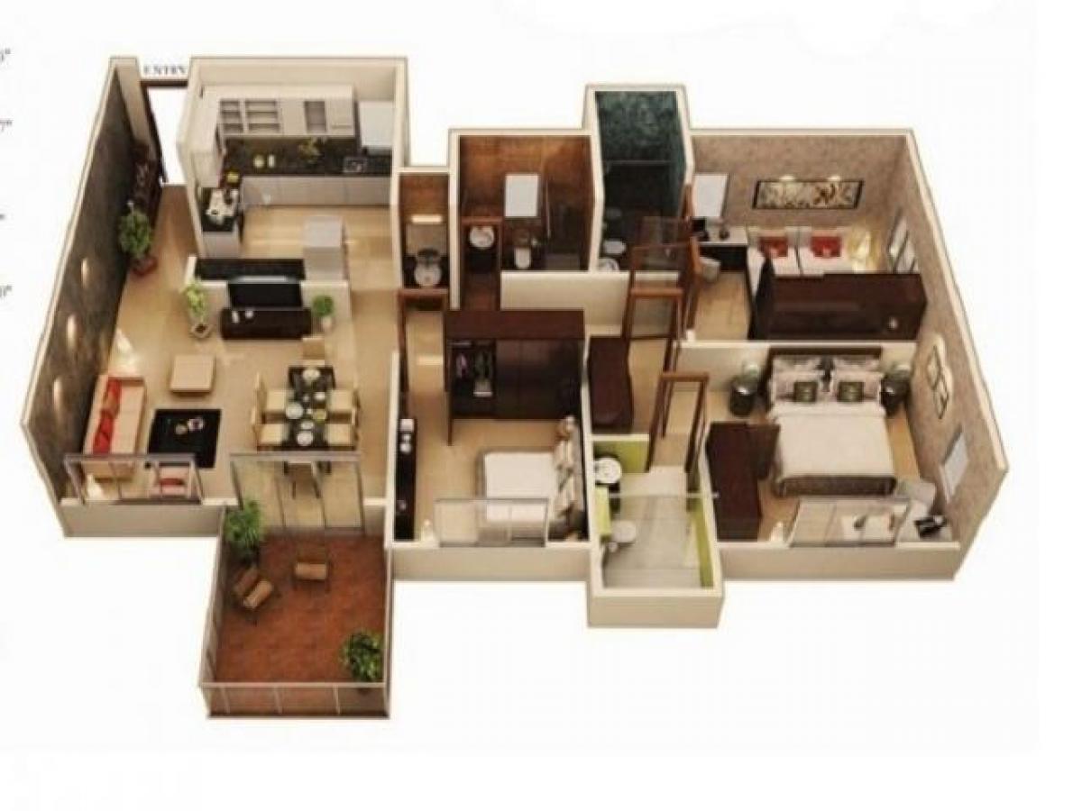 3 bedrooms House in Pune, India No. 19509