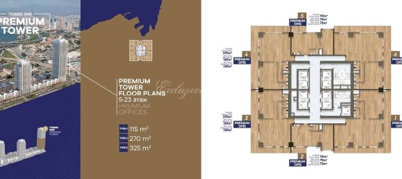 Büro in Izmir, Turkey 90m², Nr. 29019 9