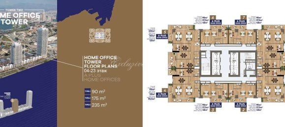 Büro in Izmir, Turkey 90m², Nr. 29019 8