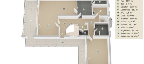 Дом с 6 комнатами в Вестервальд, Германия № 15852 8