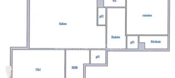 1 غرف نوم شقة في Le Havre, France رقم 198414 4