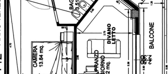 2 rooms Apartment in Pesaro, Italy No. 150623 10