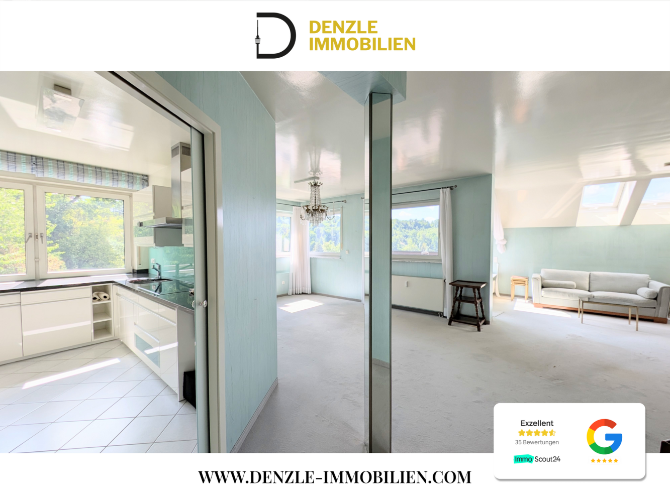 Квартира с 2 спальнями в Boblingen, Германия № 277368