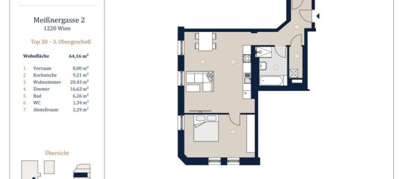 2-Zimmer Wohnung in Wien, Austria, Nr. 216479 15