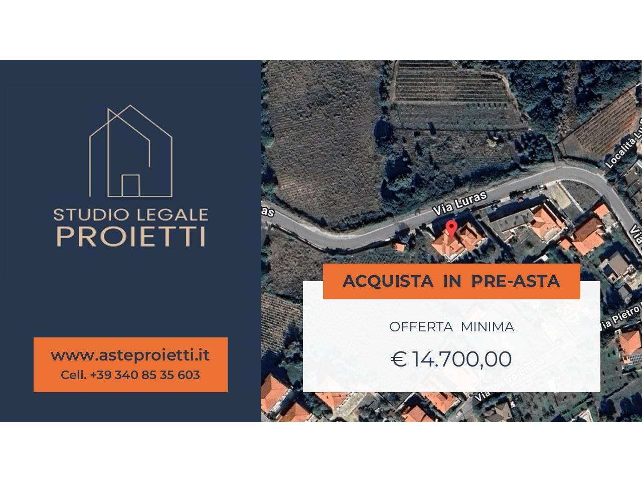  مرآب في Calangianus, Italy 41متر مربع رقم 305431