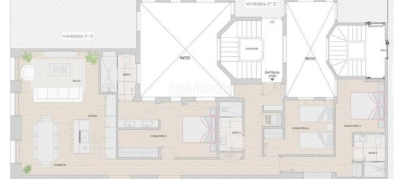 3 غرف نوم شقة في Madrid, Spain رقم 98480 17