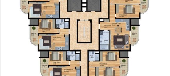 2-Zimmer Wohnung in Avsallar, Turkey, Nr. 9917 24