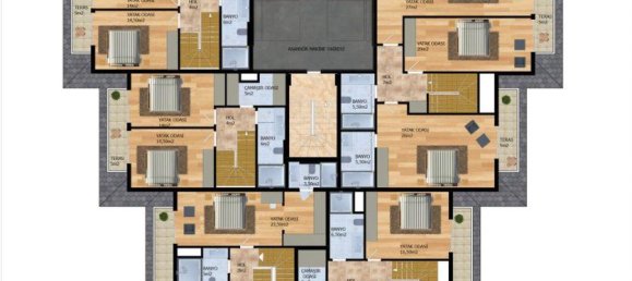 2-Zimmer Wohnung in Avsallar, Turkey, Nr. 9917 23