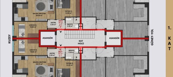 Apartment 1+3 in Antalya, Turkey No. 33709 7