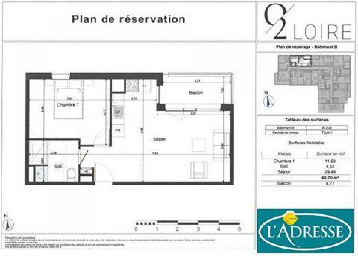 Студия в кондо  в Тур, Франция № 15411