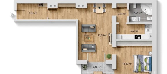 1 chambre Appartement à Munich, Germany No. 345509 15