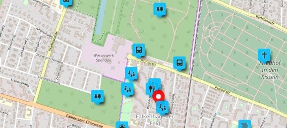 1 غرف نوم شقة في Falkenhagener Feld, Germany رقم 65951 6