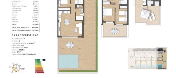 3 غرف نوم فيلا في Torrevieja, Spain رقم 7003 8