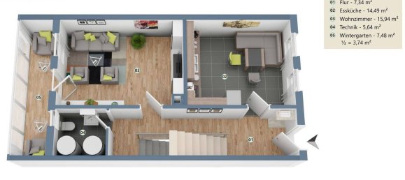 4 rooms Townhouse in Dingolfing-Landau, Germany No. 271957 15