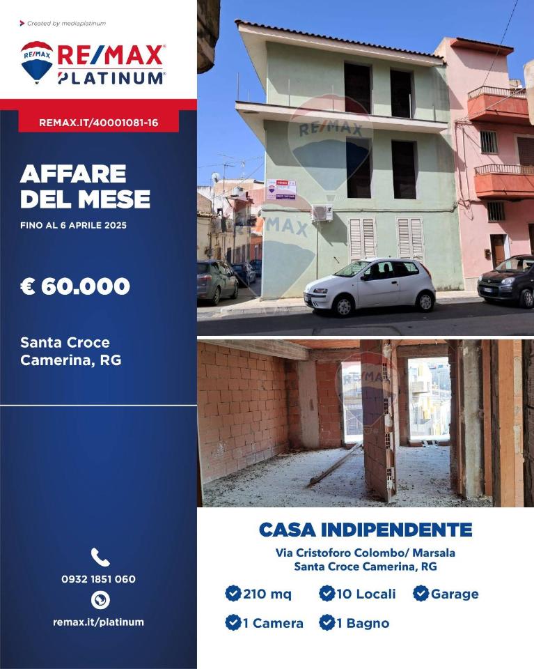 10 rooms House in Santa Croce Camerina, Italy No. 11616