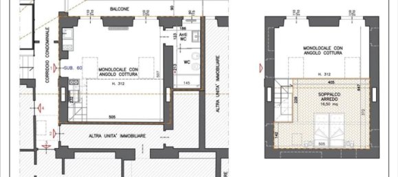 2 rooms Apartment in Turin, Italy No. 271218 9