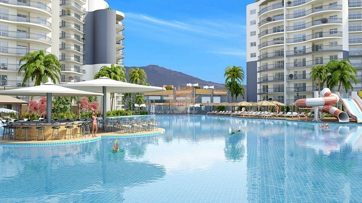 Квартира с 2 спальнями в Фамагуста, Северный Кипр № 5677