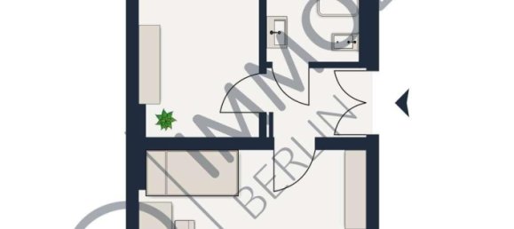 1 غرف نوم شقة في Moabit, Germany رقم 58108 8