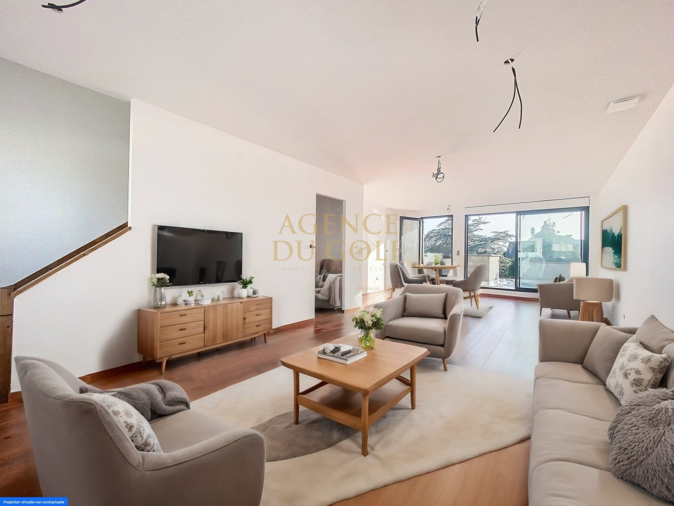 Дуплекс с 2 спальнями в Кюк, Франция № 85024