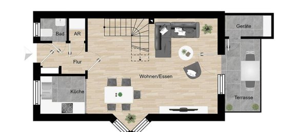 3 غرف نوم تاون هاوس في Aurich, Germany رقم 368153 12