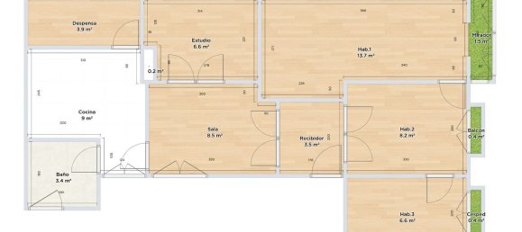 Apartamento T3 em Basque Autonomous Community, Spain N.º 146331 29