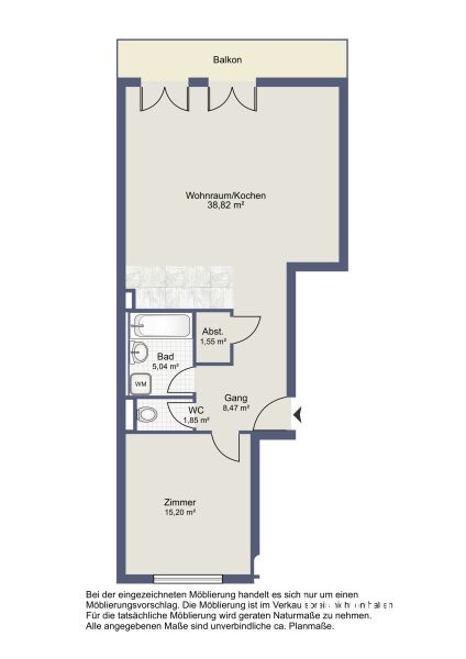 2 rooms Apartment in Hall in Tirol, Austria No. 153682