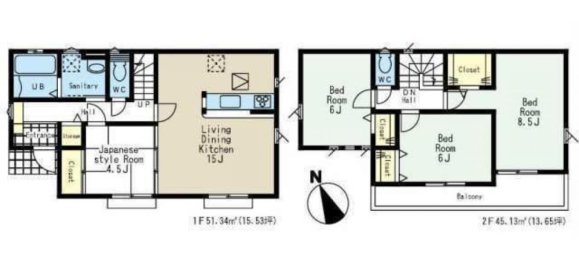 4 bedrooms House in Saitama, Japan No. 6266 2