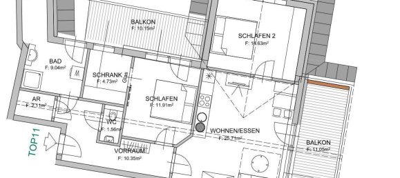 3-Zimmer Wohnung in Stadl-Predlitz, Austria, Nr. 143651 11