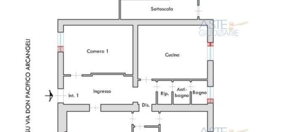 4-salle Appartement à Rome, Italy No. 184621 13