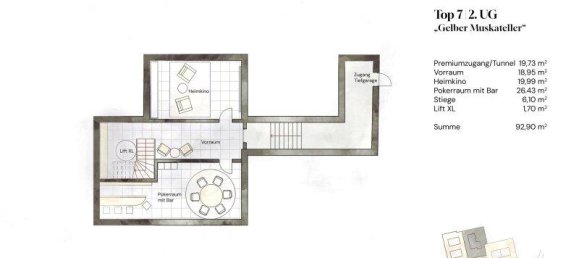 Замки и поместья с 6 комнатами в Клоштернойбург, Австрия № 185307 17