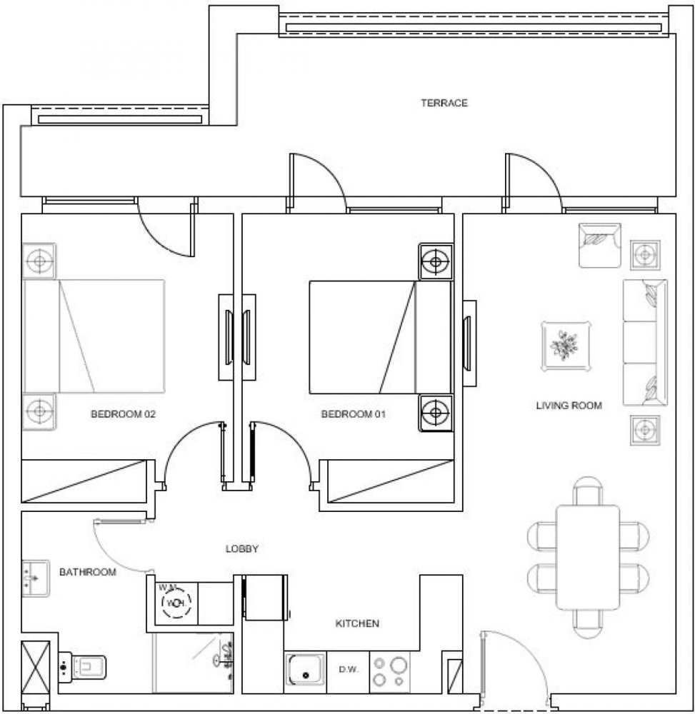 2 bedrooms Condo in Hurghada, Egypt No. 26