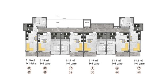 Apartment 1+1 in Konakli, Turkey No. 31408 27