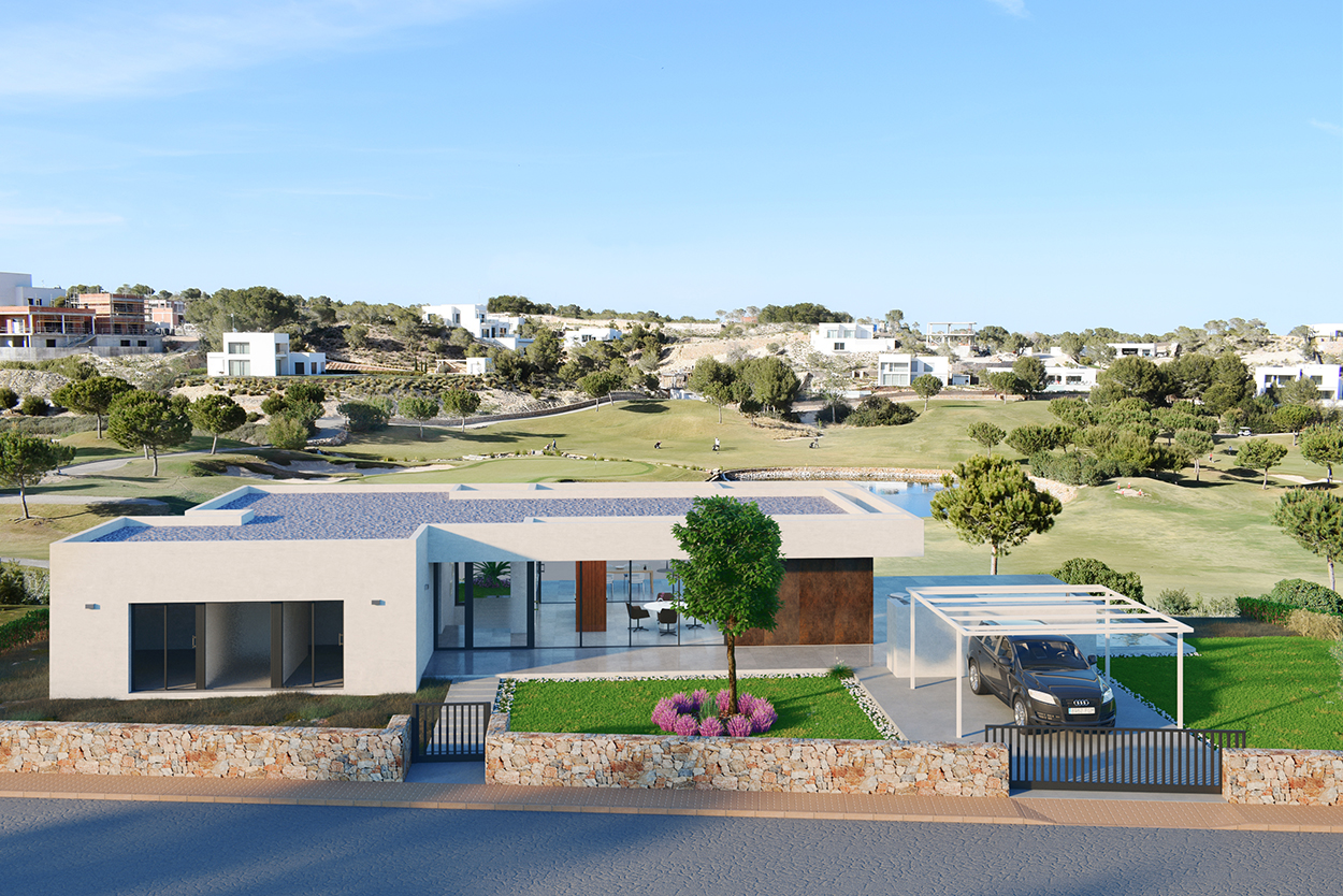 Вилла с 3 спальнями в Ориуэла, Испания № 486