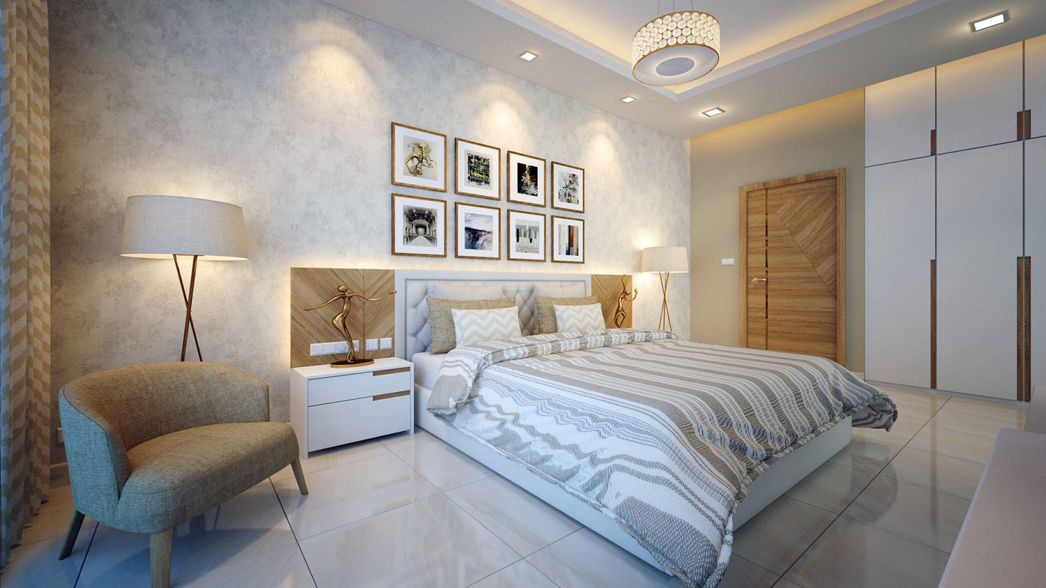 Apartamento de 1 dormitorio en DAR AL JAWHARA, Jumeirah Village Circle, UAE No. 58473